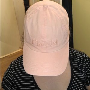Light Pink Hat. Motivation Quote
